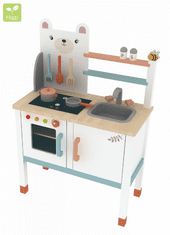 HOPE TOYS Dětská dřevěná kuchyňka