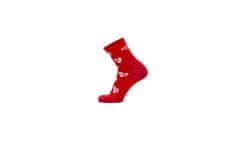 Sportovní ponožky KOSTKA Love červené Velikost EUR 41-42