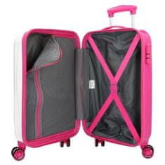 Joummabags Luxusní dětský ABS cestovní kufr DISNEY FROZEN Fuchsia, 55x34x20cm, 33L, 4721431