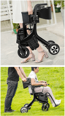 Eroute 9000SW 3 v 1 elektrický invalidní vozík