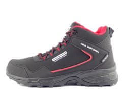 kotníková obuv 1029 P black red 43
