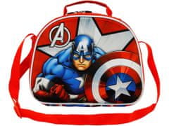 KARACTERMANIA Taška přes rameno Avengers Captain America 3D 25x20 cm