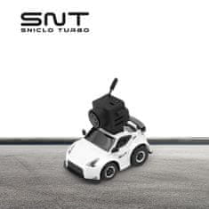 SNICLO SNT 370Z 1:100 2009 Atom-Q Series Car Remote Control Version White (Car+RC+FPVBOX RACE+Goggles)