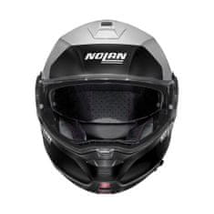 Nolan Moto helma N100-5 Plus Distinctive N-Com P/J (Velikost: XS (55), Barva: Glossy Black-Fluo)