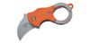 FX-535 O FOX MINI-KA FOLDING KNIFE ORANGE NYLON HNDL-1.4116 STAINLESS ST. SANDBLASTED BLD