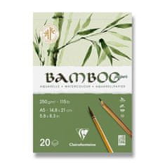 Clairefontaine Akvarelový blok Bamboo A5, 20 listů, 250 g