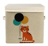 Krabice na hračky s víkem tygr 30x30x29 cm