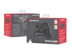 Genesis Bezdrátový gamepad MANGAN 400 pro PC/Switch/Mobil, černý