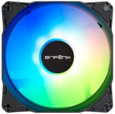 BitFenix vodní chladič na CPU 240 mm Black / tenký - 27mm / ARGB / 4-pin / AMD i Intel