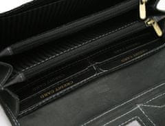 Wild Tiger Dámská velká kožená peněženka Wild Tiger Terra, černá