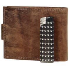 Bellugio Pánská kožená peněženka na šířku Bellugio Louiss, světle hnědá