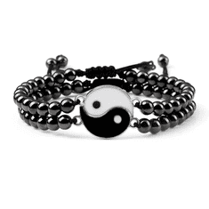 Wrap Q1 Náramek Yin Yang: Symbol harmonie a rovnováhy pro vaše zápěstí.