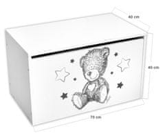 Nellys Box na hračky - Cute Bunny