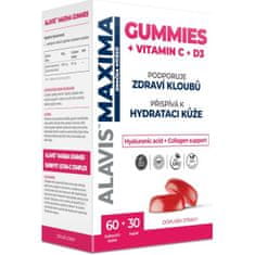 MAXIMA GUMMIES Vitamin C+D3 žvýkací tbl.60+cps.30