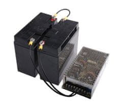 Xtend Solarmi Kabel pro připojení baterie, 25cm, 4mm2, očko M6 - dutinka