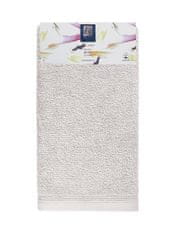 Frutto Rosso Froté ručník - světle šedá - 50 x 90 cm - 100% bavlna (500 g/m2)