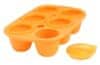 Mastrad Silikonová miska 6 porcí oranžová 60ml -