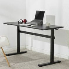 Ergo Office ER-401 B Výškově nastavitelný stůl max. 40 kg, 140 x 60 cm, černý 70194
