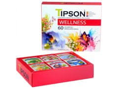 Tipson Tipson Wellness směs bylinných čajů s přísadami v sáčcích 60 x 1,5g 