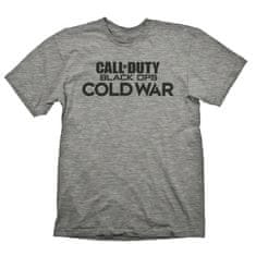 Gaya Entertainment Call of Duty: Cold War pánské tričko "Logo" šedé Melange - velikost - L