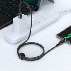 AceFast Acefast USB Type C - Kabel USB Type C 1,2 m, 60 W (20 V/3 A), černý (C1-03 black)