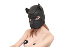 SpankMe Lesklá maska psa pro bdsm hry