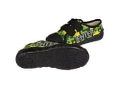 Zelené tenisky/pantofle pro kluky, dětské tenisky Cezar ZETPOL 27 EU