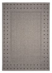 Kusový koberec Floorlux 20329 Silver/Black – na ven i na doma 60x110