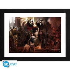 GB eye DIABLO - Zarámovaný plakát "Diablo IV - Nephalems" 30 x 40 cm