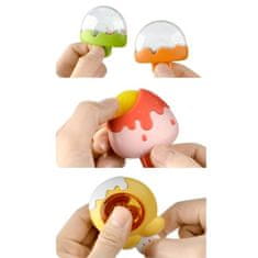 WOOPIE WOOPIE BABY Spinner Sensory Toy Bee Chicken Rabbit Interchangeable 3 ks.