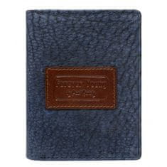 Pánská kožená peněženka Szimply modrá tmavá univerzální
