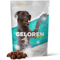 Geloren Geloren Large Dog 420g - Unikátní doplňková směs, ovocné želé pro velké psy na klouby 60 ks.