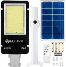 Ledlight Pouliční osvětlení solární 450 LED COB, IP66, 600 W
