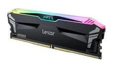 Lexar ARES DDR5 32GB (kit 2x16GB) UDIMM 6800MHz CL34 XMP 3.0 & EXPO - RGB, Heatsink, černá
