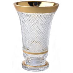 Royal Crystal Váza Golden Empire, čirý křišťál, výška 255 mm