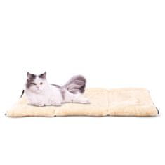 Pets Collection Pelíšek- polštář pro kočku 2v1, 85 x 54 cm, hnědý