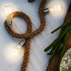 everGO Přírodní lano s LED osvětlením