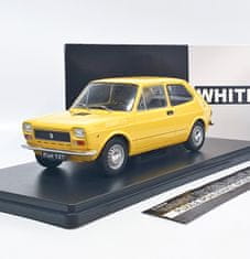 WHITEBOX FIAT 127 žlutá WHITEBOX 1:24