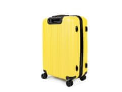 Mifex Cestovní kufr V83 žlutý,99L,velký,TSA