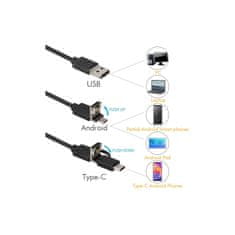Inskam 107 USB-C/MicroUSB/USB endoskop 3,9mm, 720p, pevný kabel o délce 3,5m