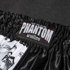Phantom Muay Thai trenýrky PHANTOM Legend - černo/bílé
