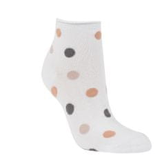RS dámské ruličkové bavlněné kotníkové puntíkované ponožky 1528024 4pack, 39-42
