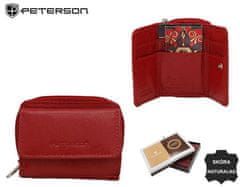 Peterson Malá, kožená dámská peněženka na patentku