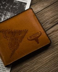 Buffalo Wild Pánská kožená peněženka se zdobeným předním dílem