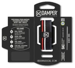 iBOX DKLG05 Damper large - Polyester fabric tag - red, white, black color
