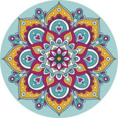 Grafix Diamantové malování na rámu Mandala tyrkysová 30cm