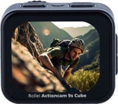 Rollei Rollei ActionCam 9s Cube/ 12 MPix/ 4K 30fps/ 2,1" LCD/ Stabilizace/ 21m vodotěsná/ USB-C