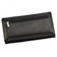 Pierre Cardin Dámská luxusní kožená peněženka Pierre Cardin Rubeen,ČERNA