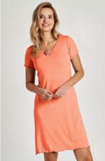 TARO 3140 korálová dámská noční košile Barva: oranžová, Velikost: XL