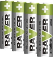 Raver Alkalická baterie RAVER AA (LR6)